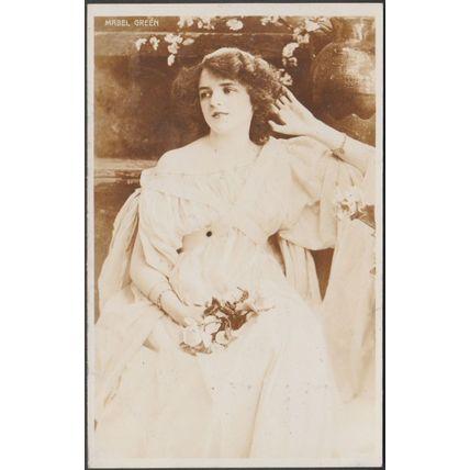 Actress Mabel Green, c.1910 - Aristophot RP Postcard - Stationers' Remainders