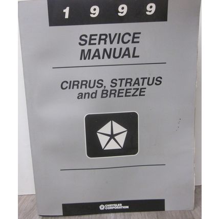 1999 Cirrus, Stratus, Breeze Service Manual