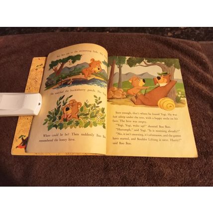Little Golden Book Yogi Bear Our Hero By S Quentin Hyatt 5.5 fine- Shape 1960