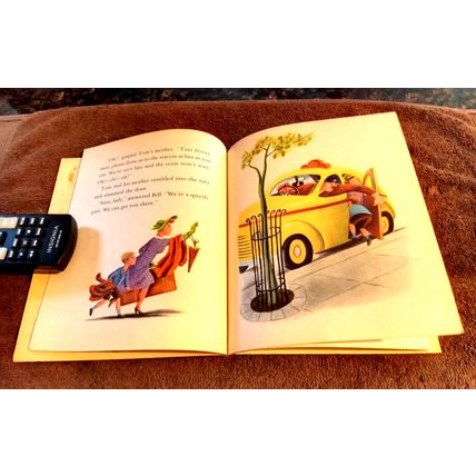 Old Vintage Little Golden Book The Taxi That Hurried (C) Edition 1946