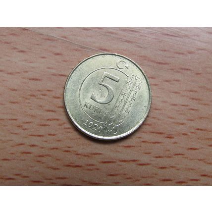 Turkey 2020 5 Kurus Coin
