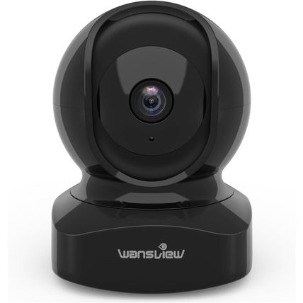 Wansview Security Camera Indoor, 360 Degree Wifi Home Security Cameras for Pet/D