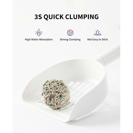 PETKIT Mixed Cat Litter Fast Clumping,Flushable,Ultra Absorbent, 100% Natural In