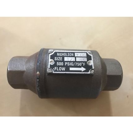 NEW 1/2" NPT Nicholson TA 501 Thermostatic Steam Trap 500 Psi ,SE