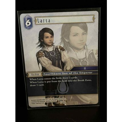 Larsa - 5-165S - S Opus 5 Final Fantasy Trading Card