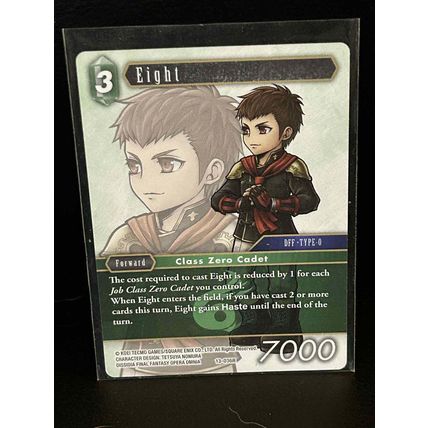 Eight - 13-036R Opus XIII: Crystal Radiance Final Fantasy Trading Card