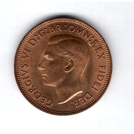 Great Britain. George VI. Halfpenny 1950. dy12552
