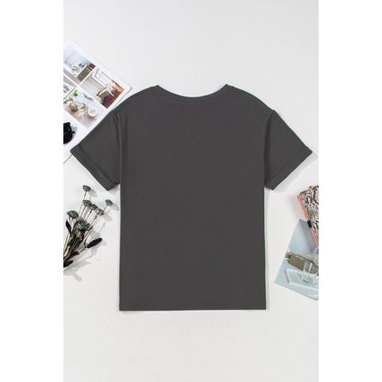 Carbon Grey Vintage Yall Cowboy Boots Graphic Tee