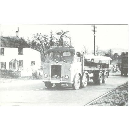 VANS ON THE ROAD BRISTOL 8 WHEEL FLAT BED TRUCK 199O INC UK POST