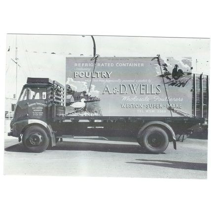 COMMERCIAL VEHICLE AUSTIN SERIES 3 FLATBED WITH CONTAINER . 1994 UK POST FREE