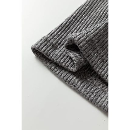 Sleet Ribbed Knit Button Down Slim Cardigan
