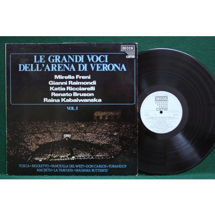 Freni/Raimondi/Ricciarelli - Grandi Voci Arena di Verona-Vol. 1 - SDD 570 - NM