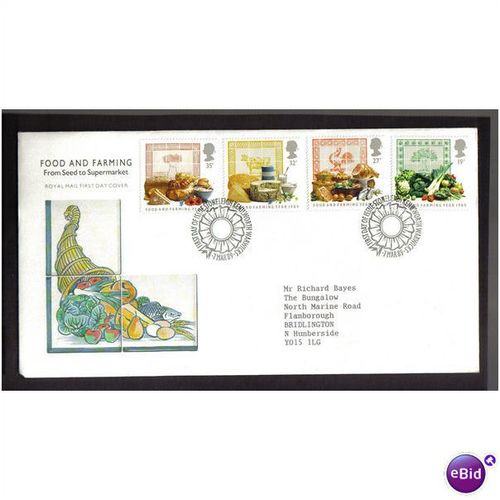 GB 1989 FOOD AND FARMING (STONELEIGH) SHS PMK