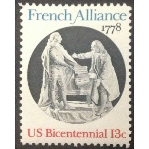 US Stamp #1753 mint: 1978 13c French Alliance - MNH