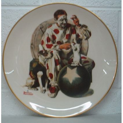 NORMAN ROCKWELL ' THE UNDERSTUDY ' 10 5/8 " Plate