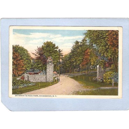 New York Binghamton Entrance To Ross Park ny_box2~511