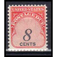 J96 8c Postage Due Just Clears MNH KA1143