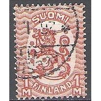 Finland 1925 Michel 119XA O Cote (2013) 0.45 Euro Armoirie Cachet rond