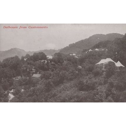 Dalhousie From Cantonments Antique Postcard