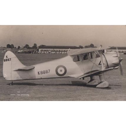 RAF Queen Wasp Military Aircraft WW2 Plane Vintage Plain Back Postcard Old Photo
