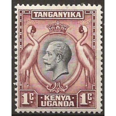 KUT 1935 SG110 1c Black & Red-Brown Mounted Mint . ..