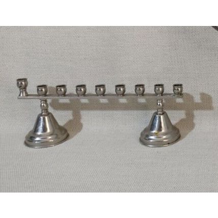 Vintage Unique Design Judaica Chanukah Hanukah Menorah, W 19.5 cm