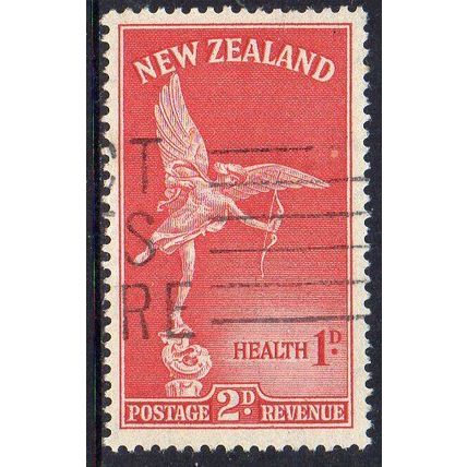 New Zealand 1947 Health Stamp - Eros 2d + 1d Used