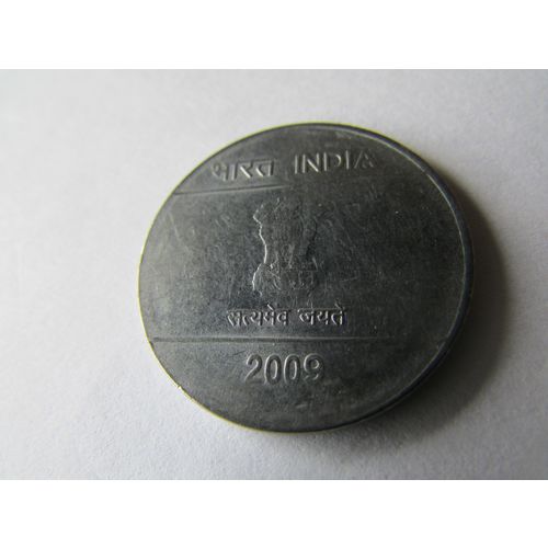 2009 INDIA ONE RUPEE - COIN - 2 FREE POST. AO
