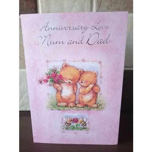 Mum & Dad Anniversary Card - Anniversary love Mum & Dad