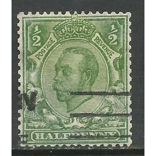 GB 1912 KGV 1/2d Green wmk 103 ( H170 )