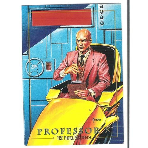 1992 Marvel Masterpieces Trading card #66 Professor X – Jusko art - X-Men
