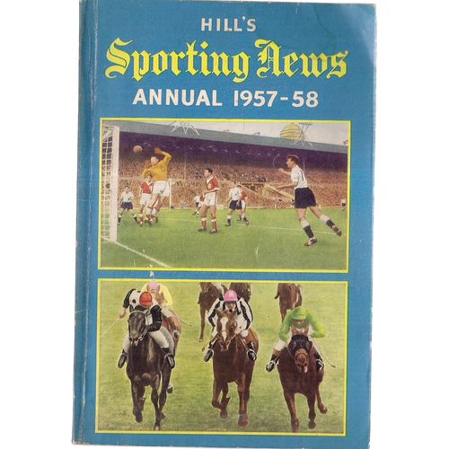 HILL'S SPORTING NEWS ANNUAL 1957-58 128 page p/b