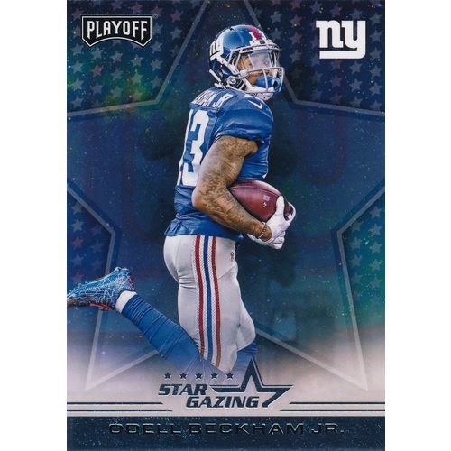 2016 Panini Playoff Football Star Gazing SG-OB Odell Beckham Jr. New York Giants