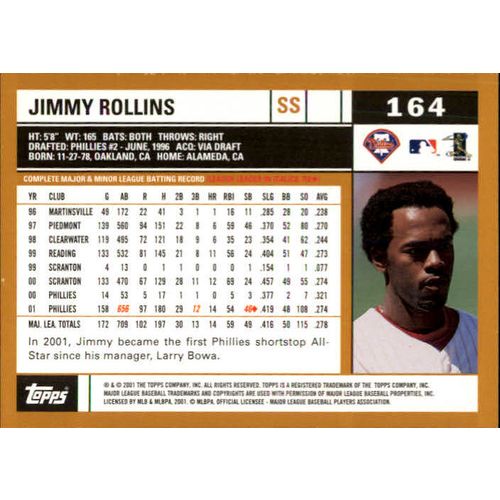 2002 Topps Jimmy Rollins #164