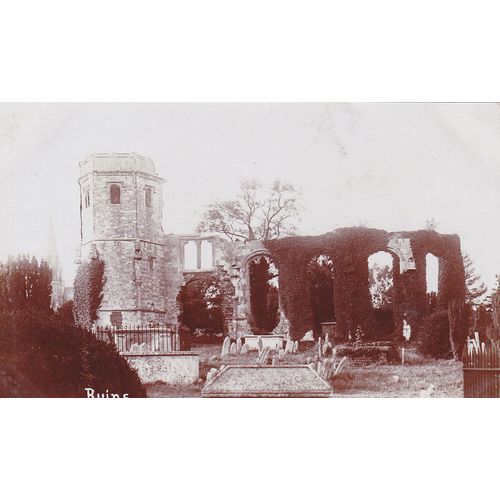 Ruins Basingstoke Hampshire Postcard (HAM76848)
