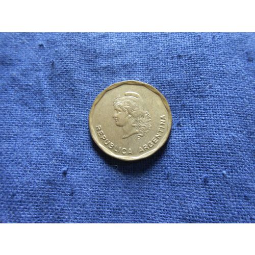 1986 ARGENTINA 50 CENTAVOS COIN.