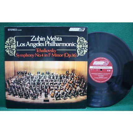 Zubin Mehta - Tchaikovsky: Symphony No. 4 - CS 6553 - EX-