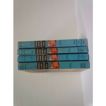 Vintage Hardy boys books Franklin W Dixon hardcover mystery vol 27,28,35,36