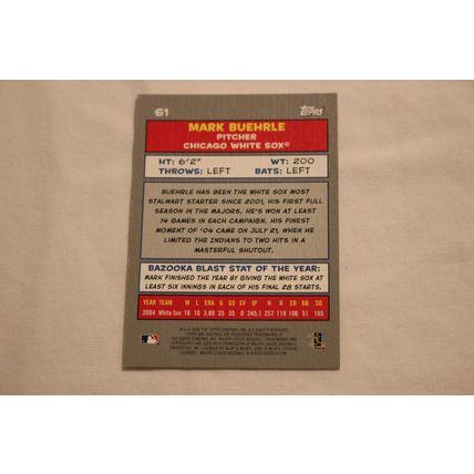 Mark Buehrle 2005 Bazooka MINI NO. 61
