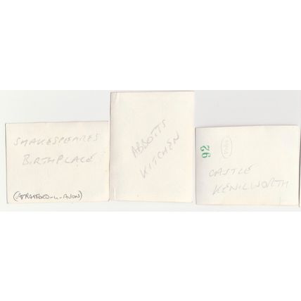 Photographs places in England 1950’s. London, Surrey, Sussex, etc
