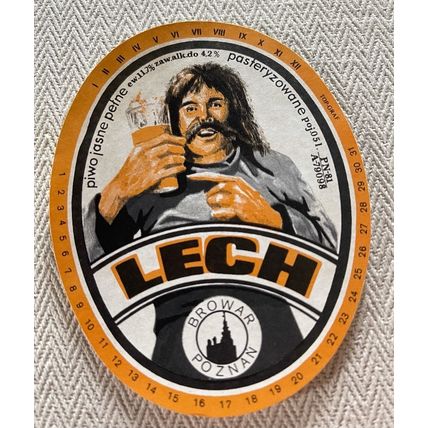 Older Polish Beer Label 10