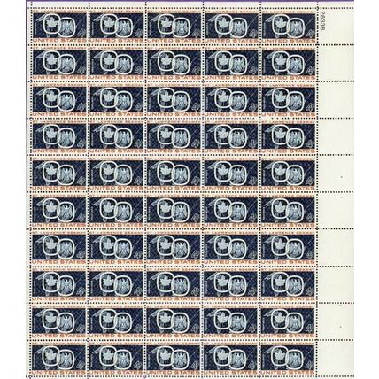 Saint Lawrence Seaway Sheet of Fifty 4 Cent Postage Stamps Scott 1131