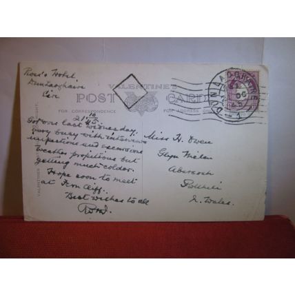 NELSON PILLAR, O'CONNELL STREET, DUBLIN CITY, IRELAND used postcard 1945 pm =