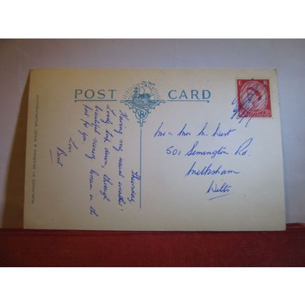 WATERSMEET, LYNMOUTH, DEVON used vintage postcard Dearden & Wade =