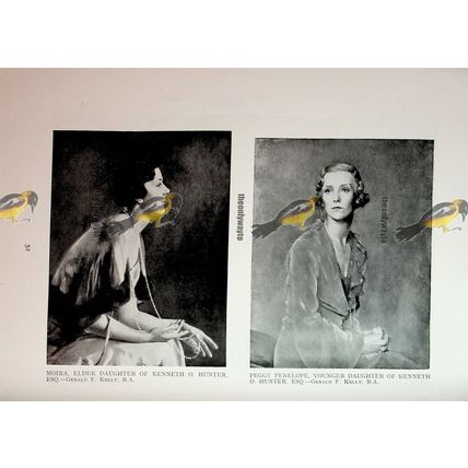 Walls Of Gerona, Rushbury (Moira & Peggy Hunter On Reverse), Book Illustration