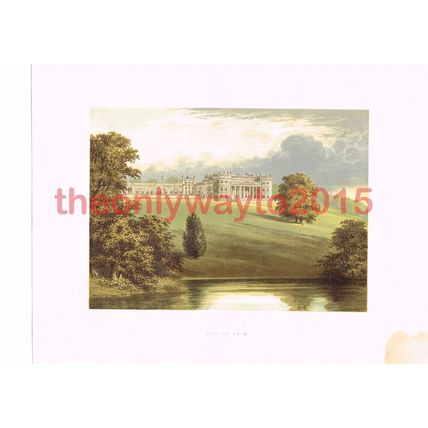 Bowood Park, near Calne, Wiltshire, England, Book Illustration (Print), c1880