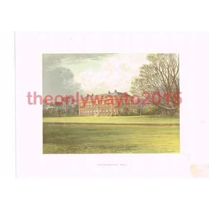 Beningbrough Hall, Near York, Yorkshire, England, Book Illustration, c1880