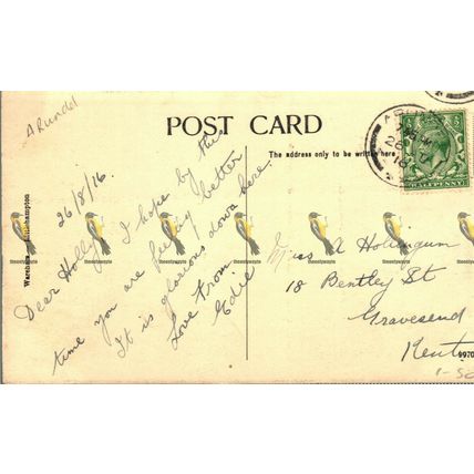 Swanbourne Lodge, Arundel, Sussex, Rare Wareham Postcard, 1916
