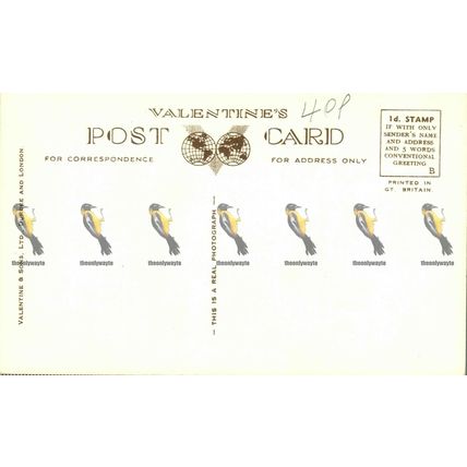 Princes Street, Looking East Edinburgh, Scotland, RP Valentines Postcard