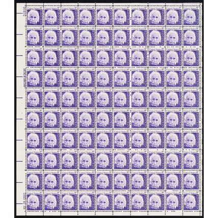 Albert Einstein Full Sheet Eight Cent Postage Stamps Scott 1285 - Stuart Katz